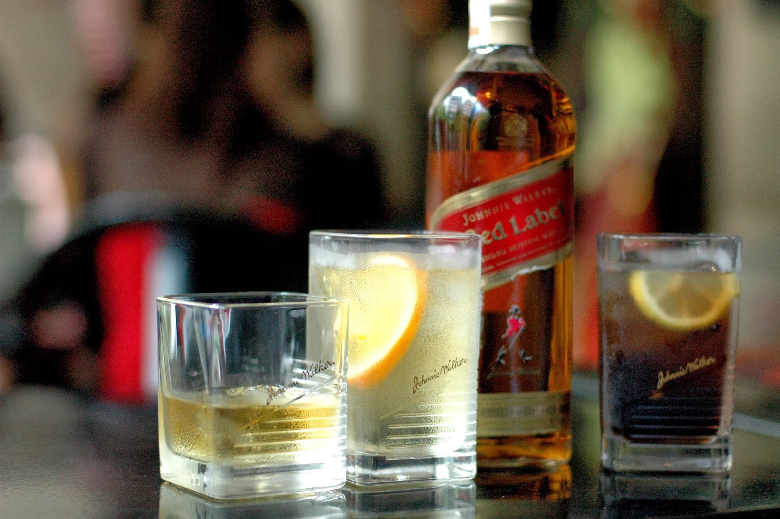 DUDE FOR FOOD Step Up to Johnnie Walker Red Label