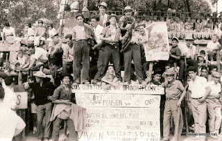 Quintos de Candelario Salamanca de 1962 en los toros