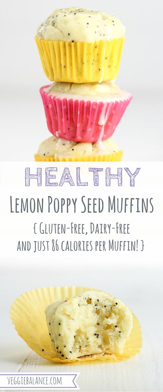 healthy lemon poppy seed muffins recipe