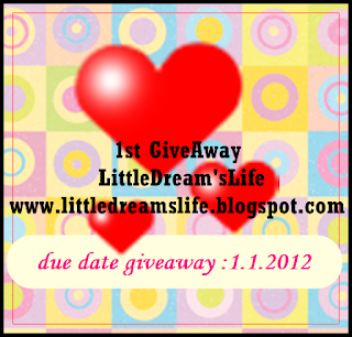 1st GiveAway Little Dream's Life