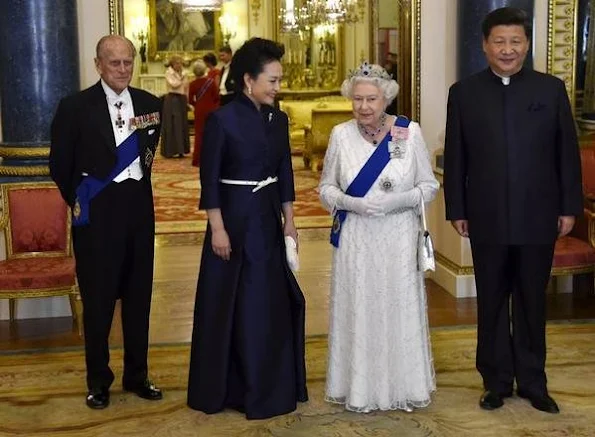 The Duchess of Cambridge attend her first state banquet at Buckingham Palace