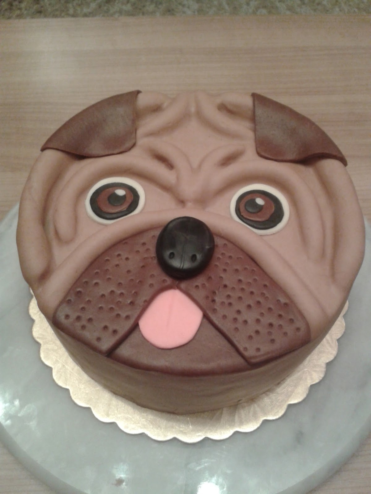 Backkrümel Sandra Hunde Torte Making Off
