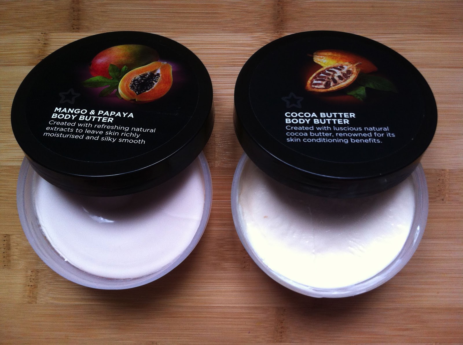 Beauty By Wire Superdrug Body Butter Mango & Papaya and Coco Butter