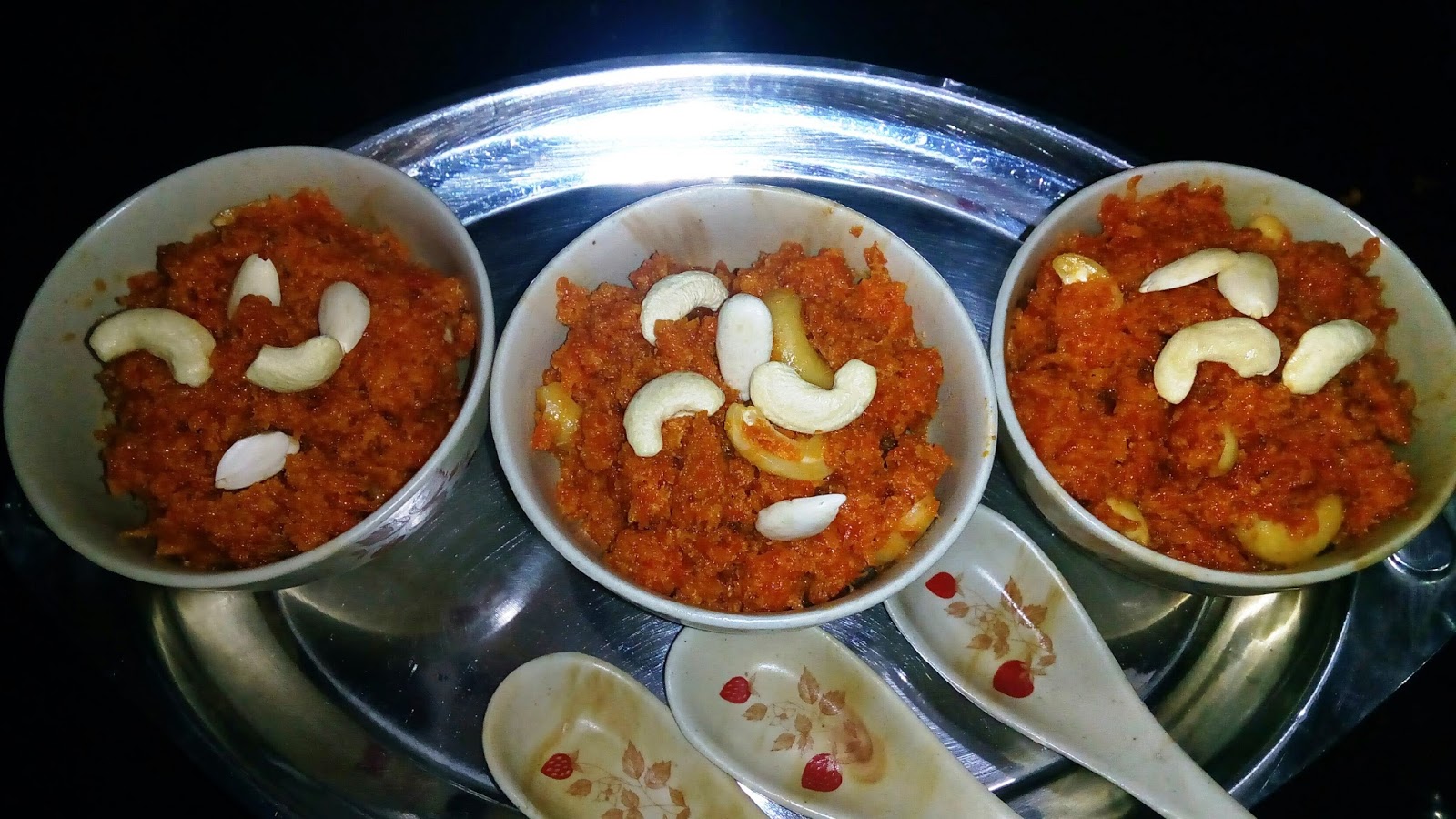 Spicy Foods Zone Gajar halwa with condensed milk/ carrot halwa