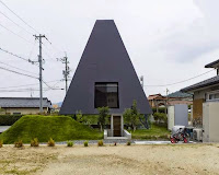 Saijo The Unusual Modern Japanese House Design: Pyramid Shaped House
