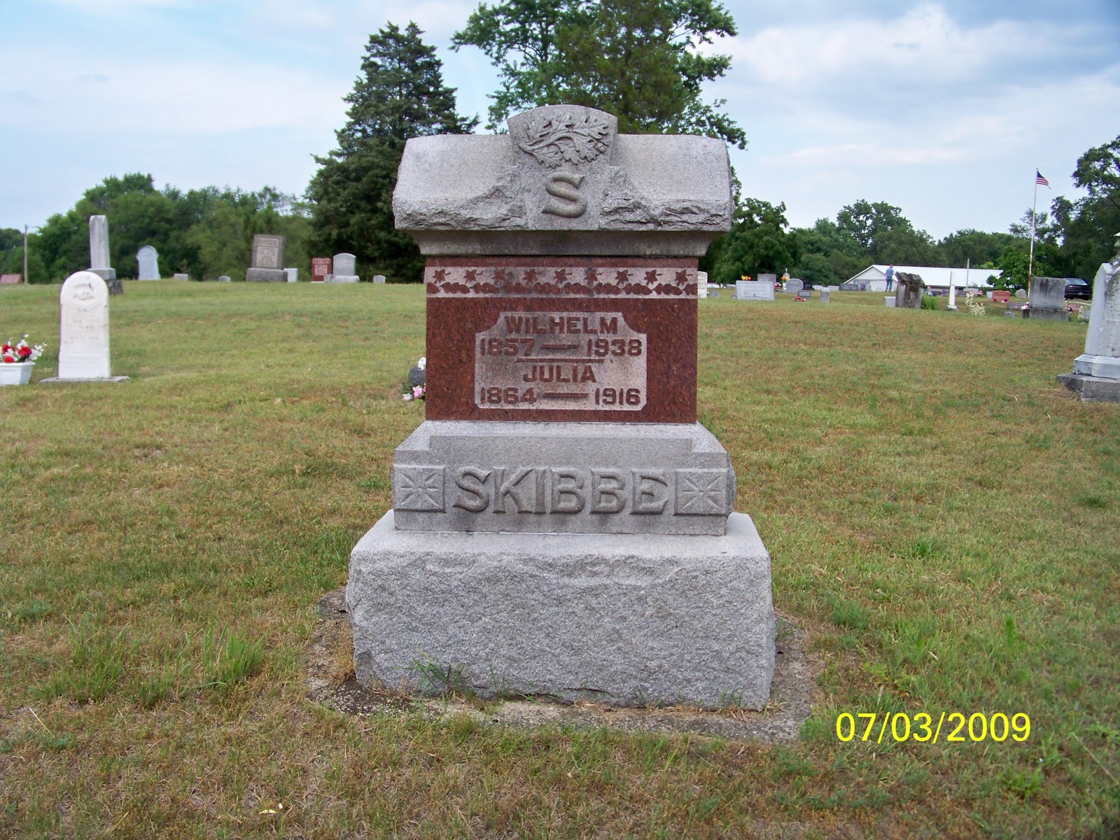 Tombstone Tuesday Wilhelm and Julia Skibbe