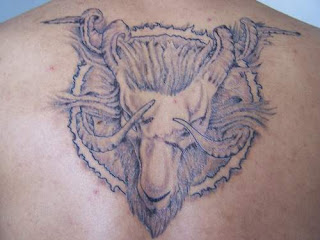 Aries Zodiac Symbol Tattoo