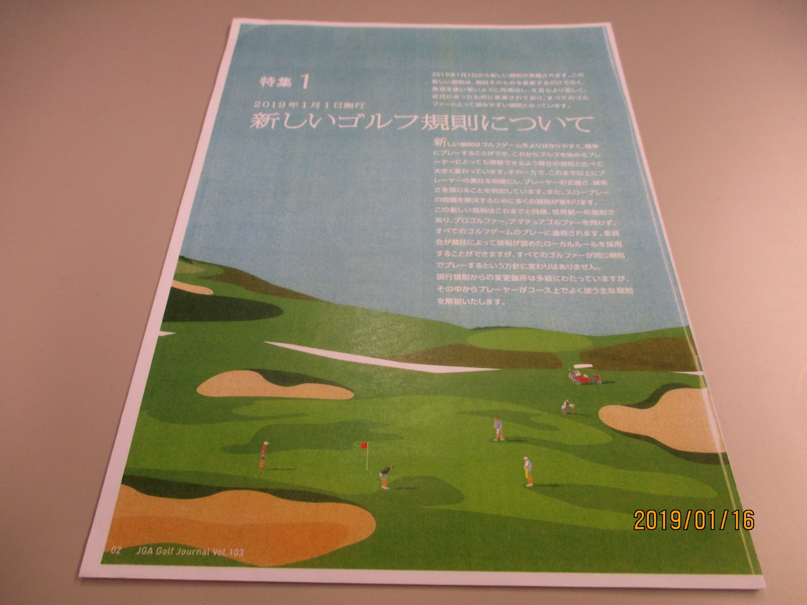 Course Diary 19年ルール改正