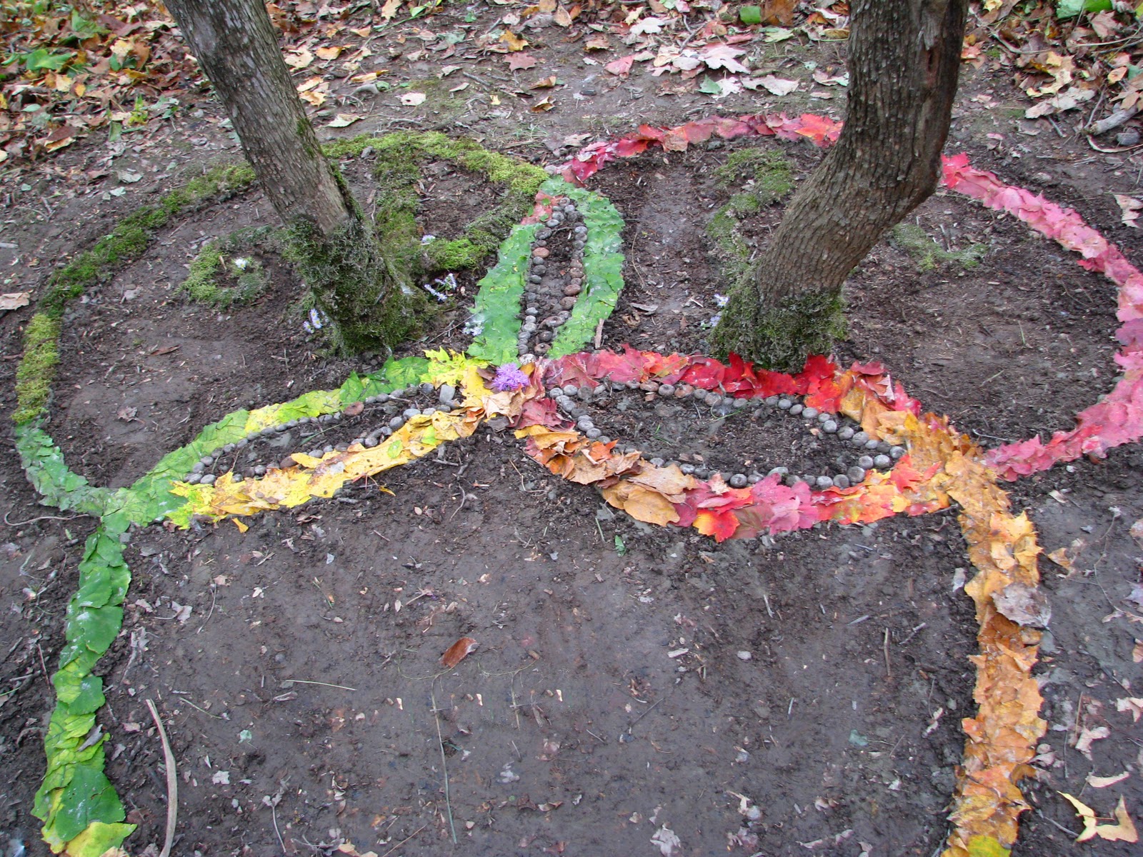 Maple Hill High School Art Land Art/ Earthworks 2011!