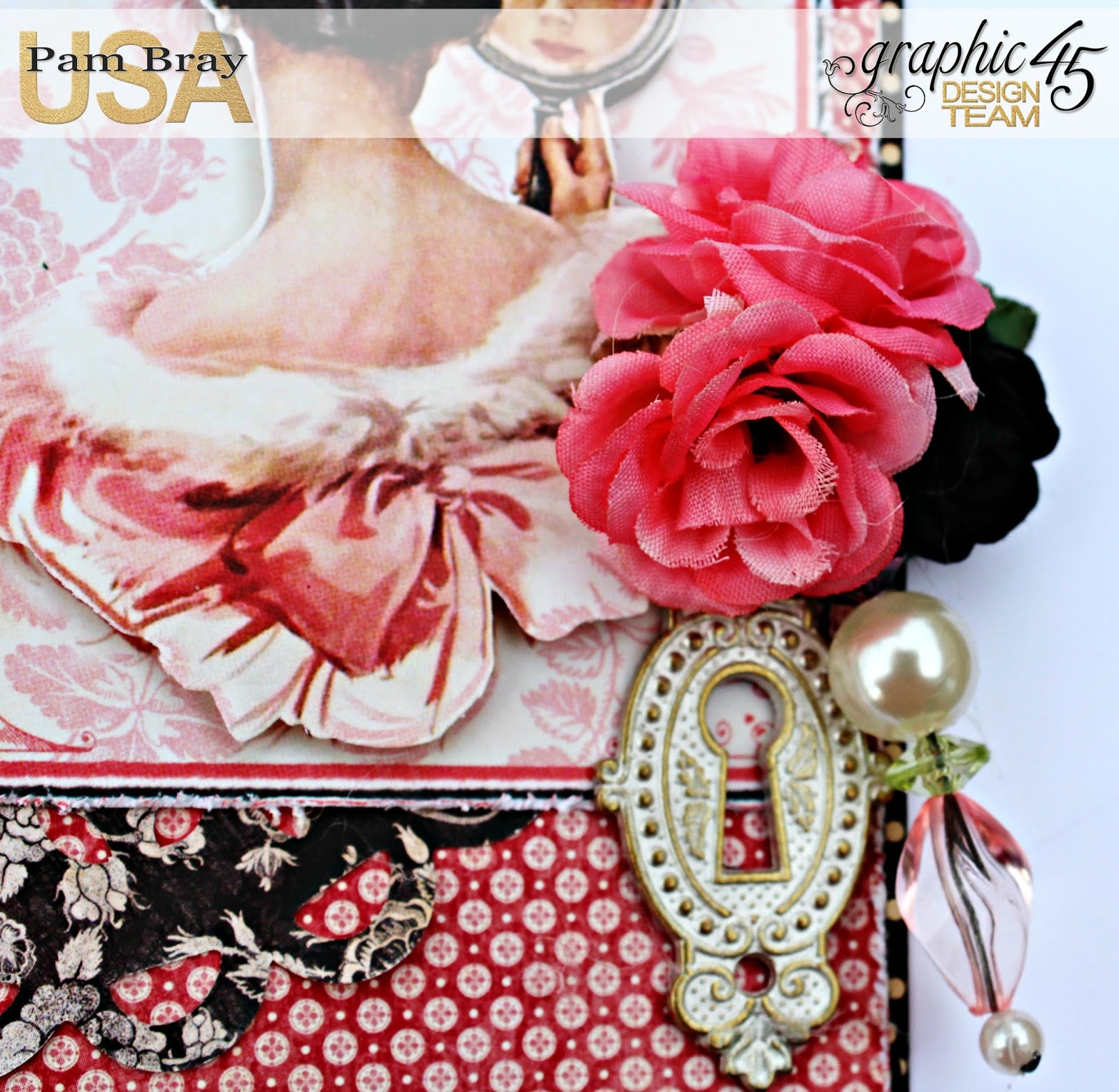 Pam Bray Designs A Girl With Flair Mon Amour Love Banner With