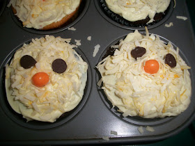 Spring Chicks, Chick Cupcakes, 