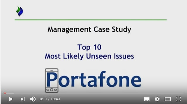Top 10 Issues for MCS November 2016 - CIMA Management Case Study - Portafone