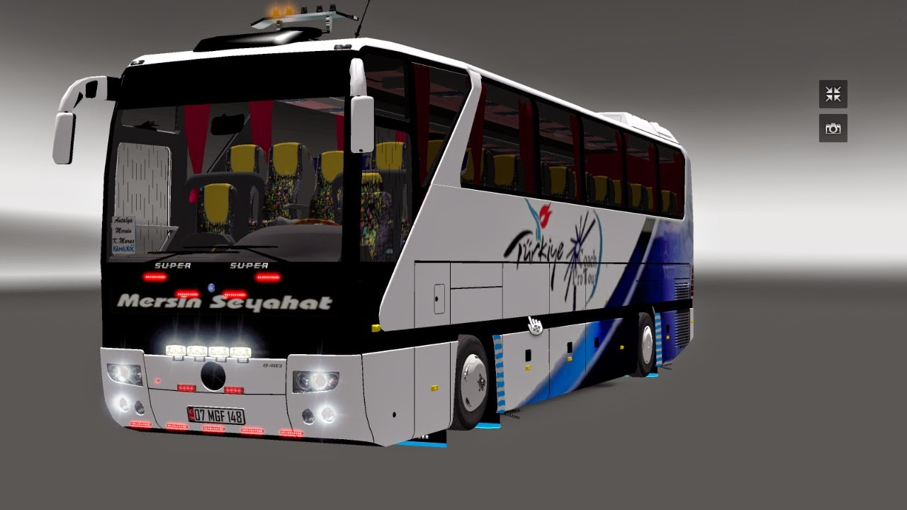 MOD Merkezi ETS 2 MercedesBenz 0403 Otobüs+Yolcu Modu