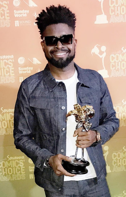 basketmouth wins award in south africa