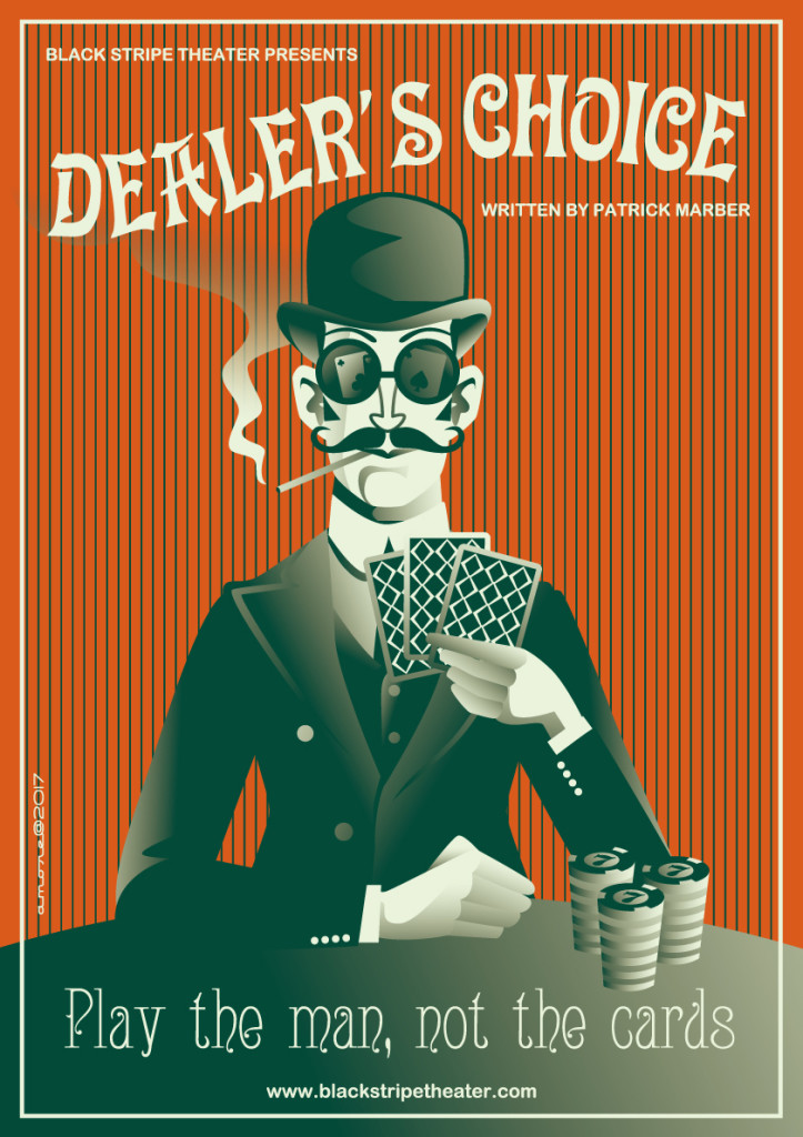 Black Stripe Theater presents Dealer’s Choice by Patrick Marber on