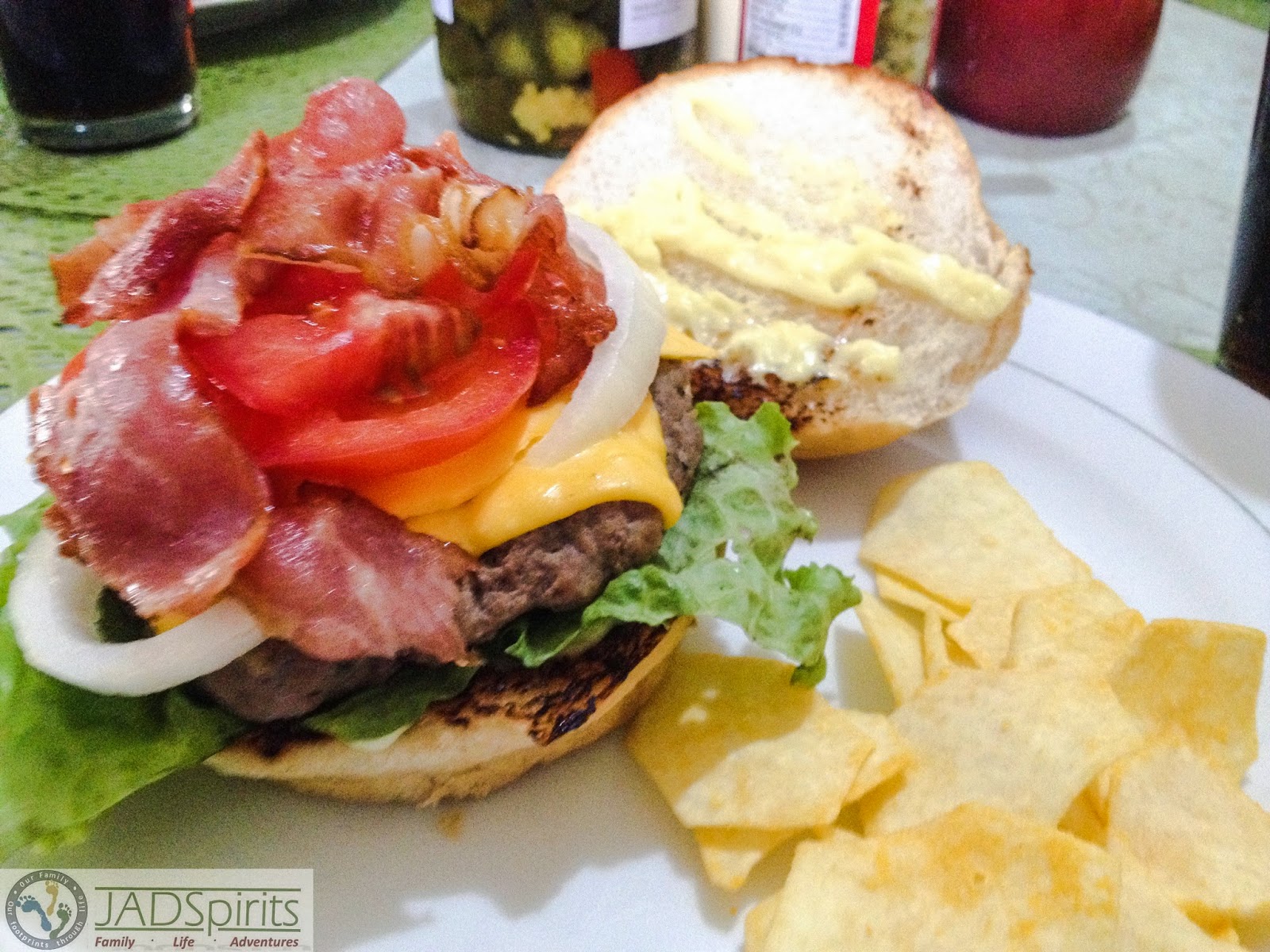 Daday's Kitchen Half Pound Grilled Bacon Burger Melt JADSpirits