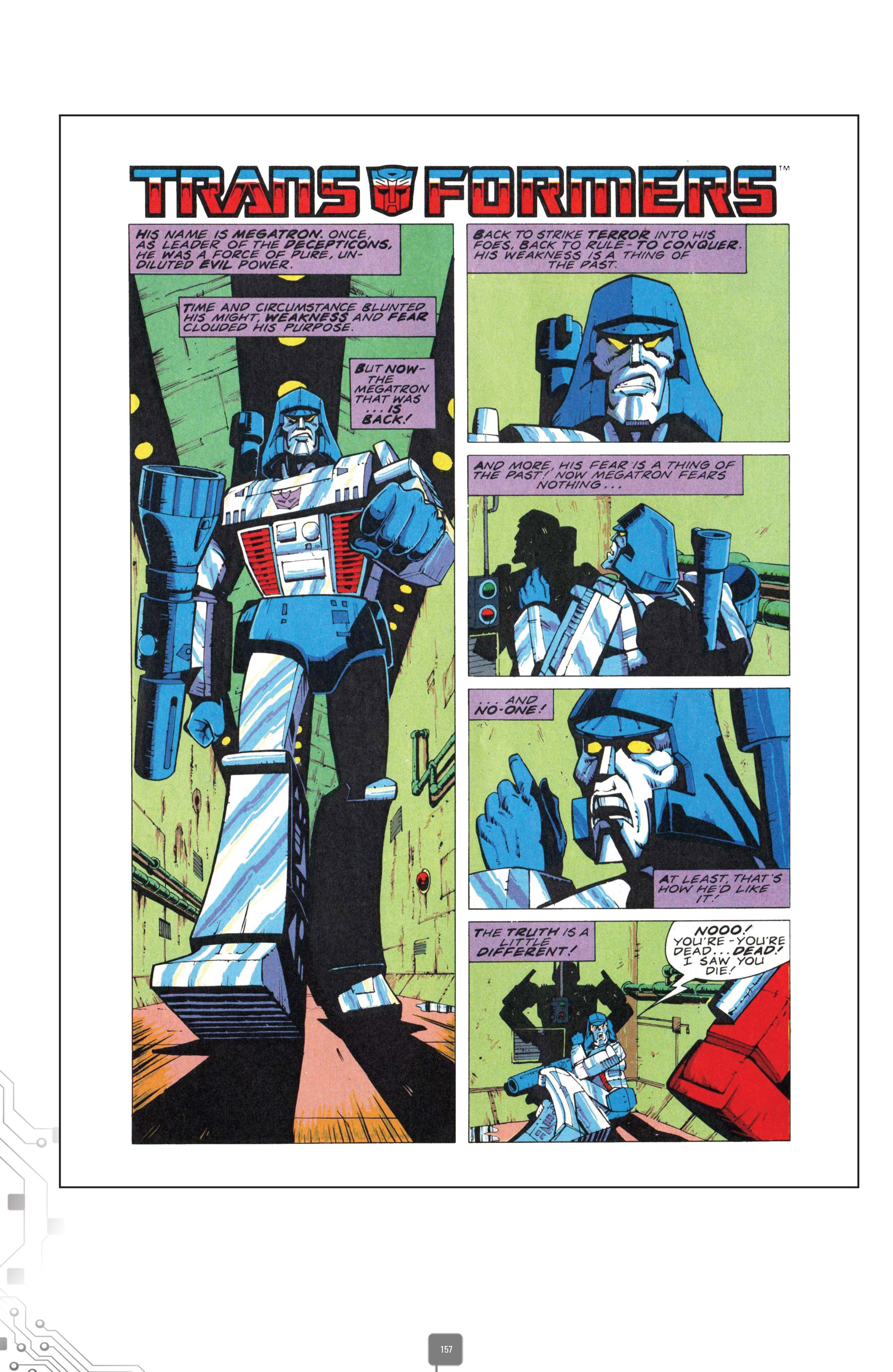 Read online The Transformers Classics UK comic -  Issue # TPB 5 - 157