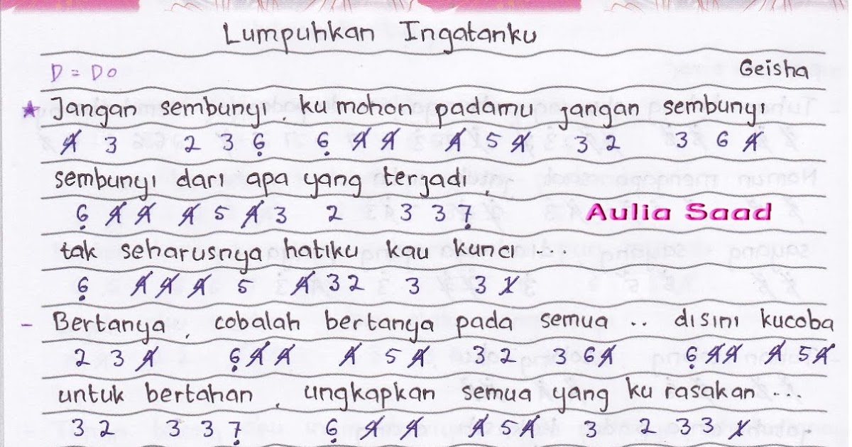 Lagu Geisha Lirik Lumpuhkan Ingatanku Lagu Geisha Lirik Lumpuhkan Ingatanku