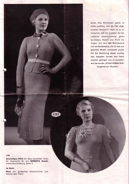 The Vintage Pattern Files: Free 1930's German Knitting Booklet - Die Schachenmayrin 2/36
