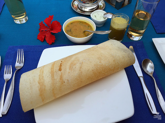 dosa desayuno en kerala india