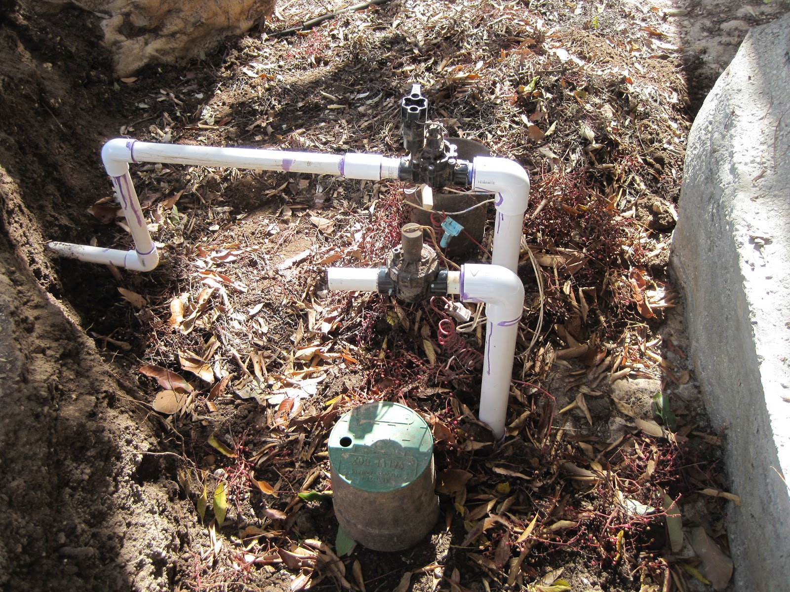 House Remodelling Lowering the Water Supply Line