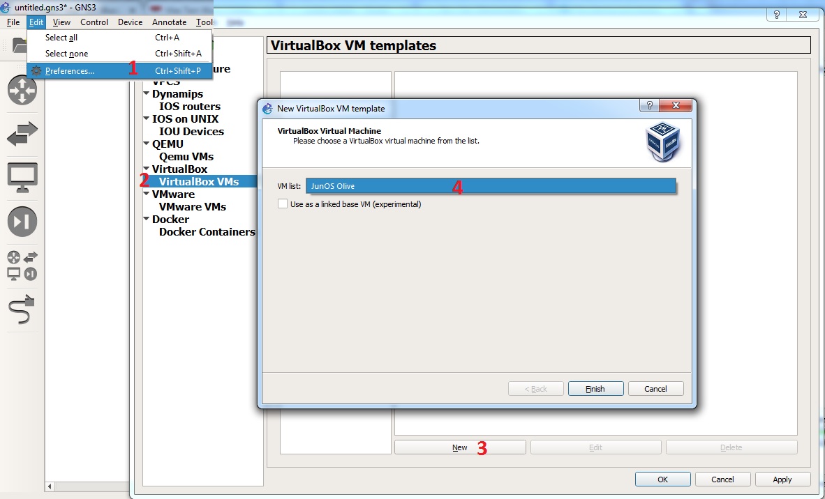 Mensimulasikan Router Juniper Dengan GNS3 dan VirtualBox