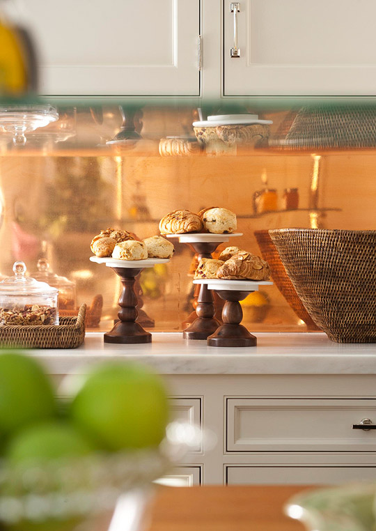 A Gorgeous Kitchen With A Soaring Ceiling