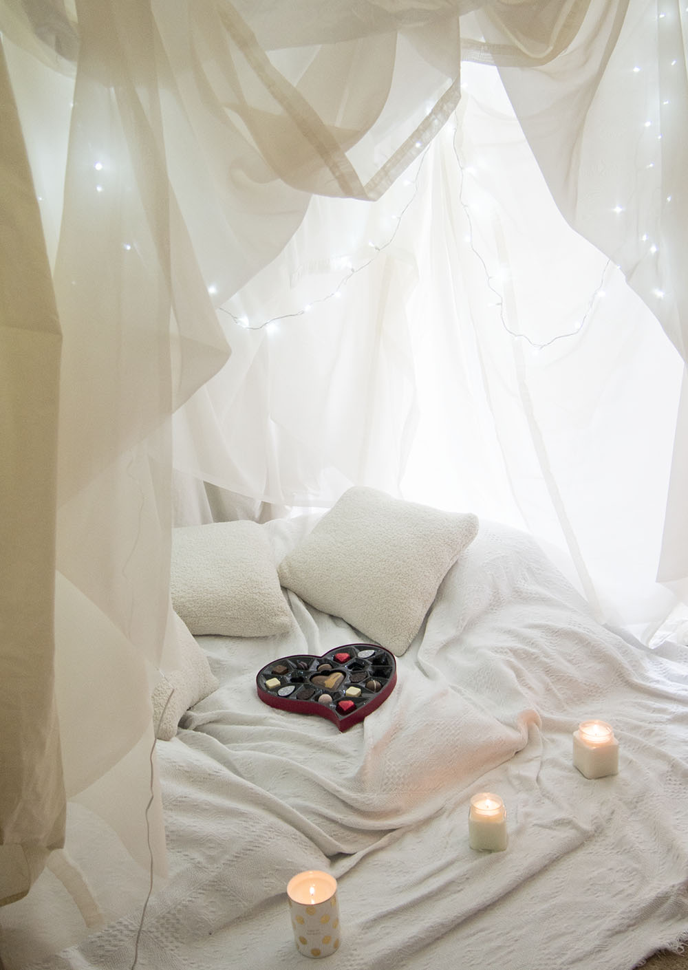 We Built A Blanket Fort Valentine’s Day
