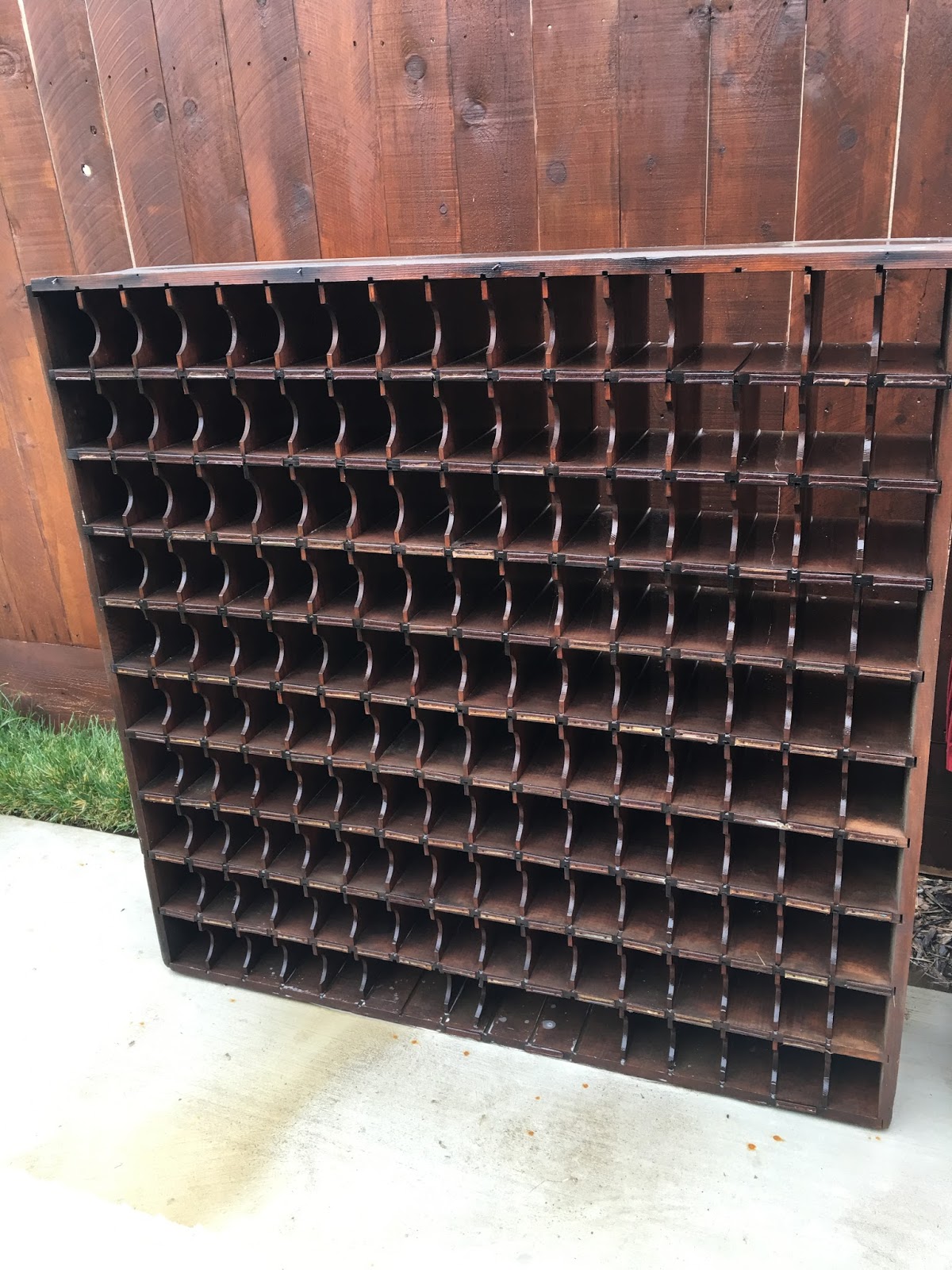 Vintage Mail Sorter Designed Simple