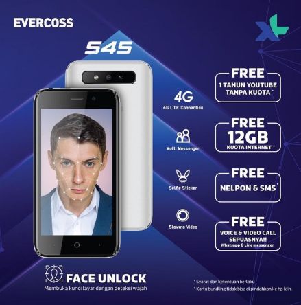 Otak Atik Gadget Kelebihan Dan Kekurangan Evercoss S45 Handphone Terbaru Dan Trik