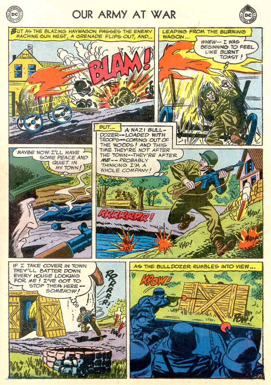 Read online Our Army at War (1952) comic -  Issue #48 - 23