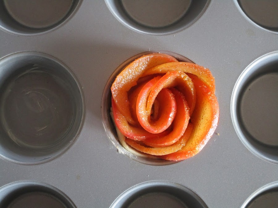 Rosas de manzana y hojaldre (Siempredulces) - Elaboración Paso 3