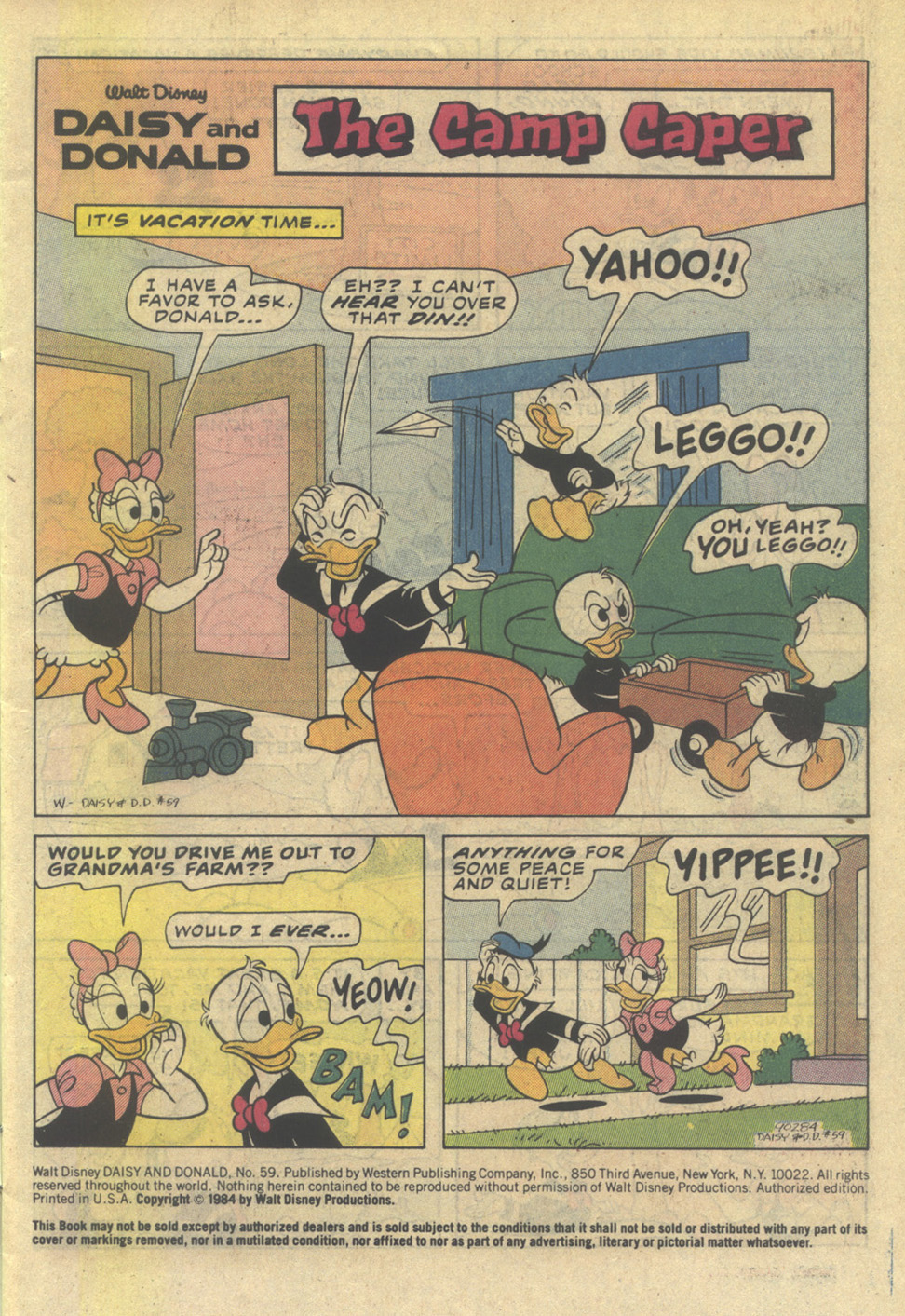 Read online Walt Disney Daisy and Donald comic -  Issue #59 - 4