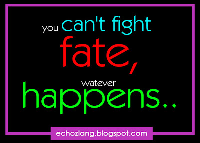 You can't fight faith, whatever happens.