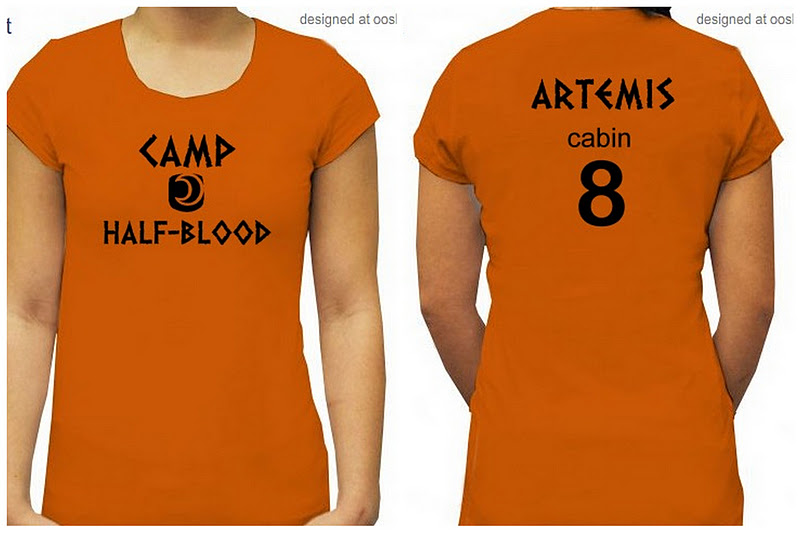 Camp Half Blood Shirt (Youth Small, Orange)