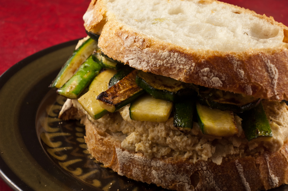 The Everyday Vegetarian Sandwich Week Day 3 Chunky Hummus And Grilled The Everyday Vegetarian Sandwich Week Day 3 Chunky Hummus And Grilled