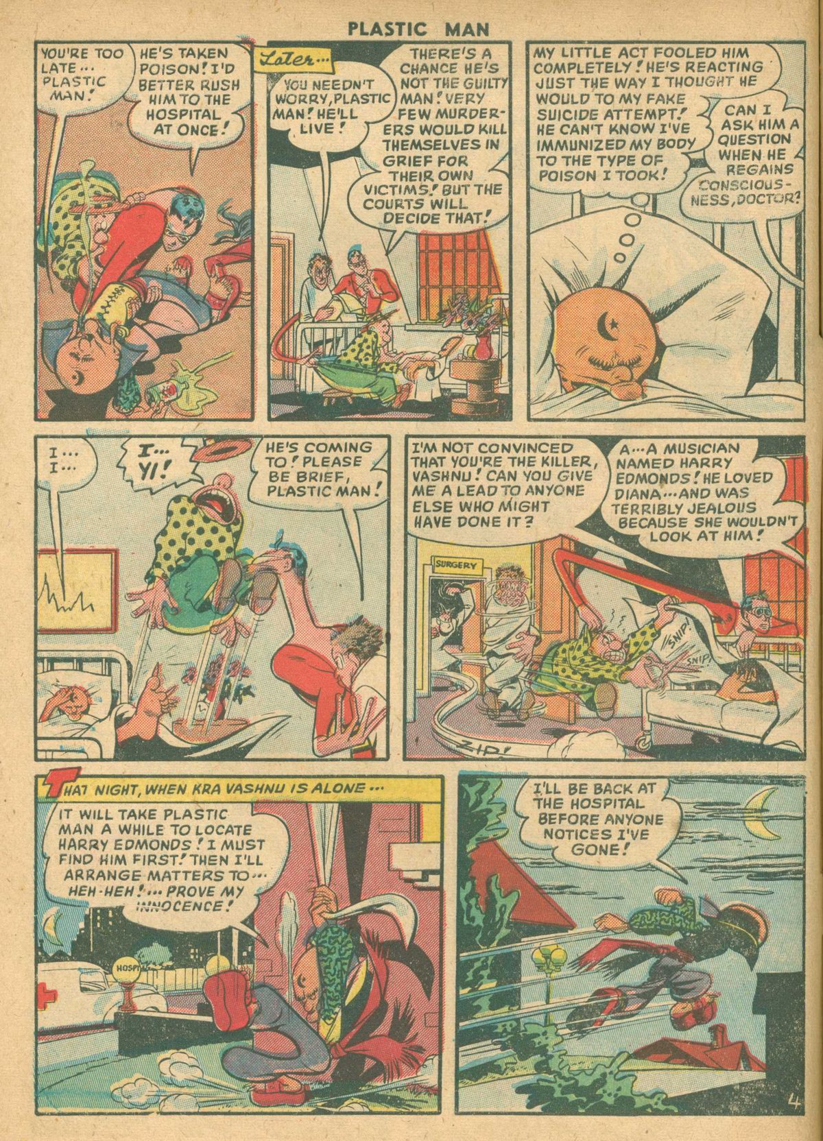 Read online Plastic Man (1943) comic -  Issue #21 - 6