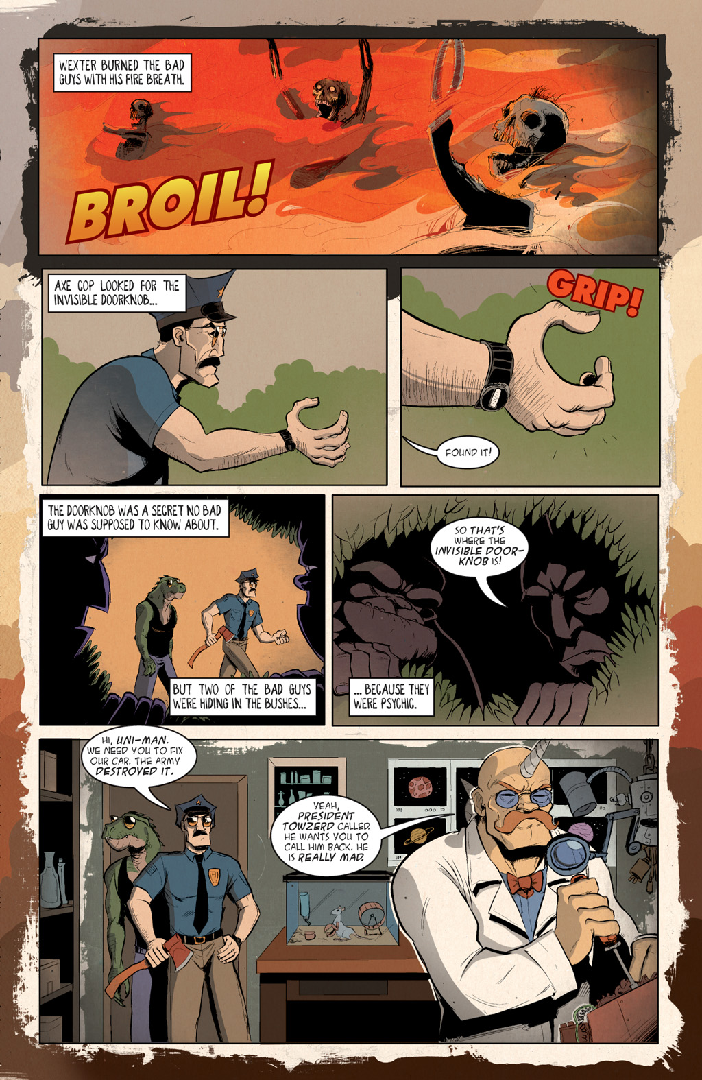 Axe Cop: Bad Guy Earth Issue #1 #1 - English 16