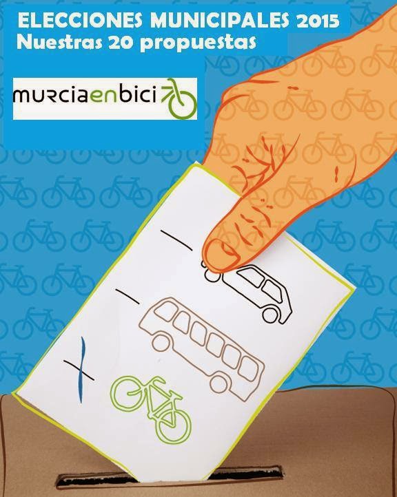 Propuestas de Murcia en Bici para Elecciones Municipales 2015 el de la dahon