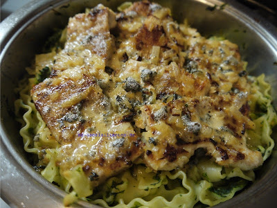 Pute+mit+Gorgonzola+015 Frau Rosenfräulein Mit Rosen Delikat Essen https://rosenprodukte.com Hähnchen Gratin