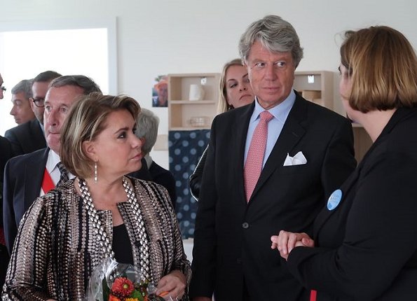 Grand Duchess Maria Teresa attended opening of autism dormitory built by Fondation Autisme Luxembourg (FAL) in Rambrouch