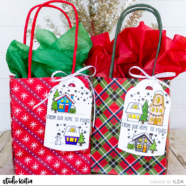 25 Days of Christmas Tags with Studio Katia by ilovedoingallthingscrafty.com