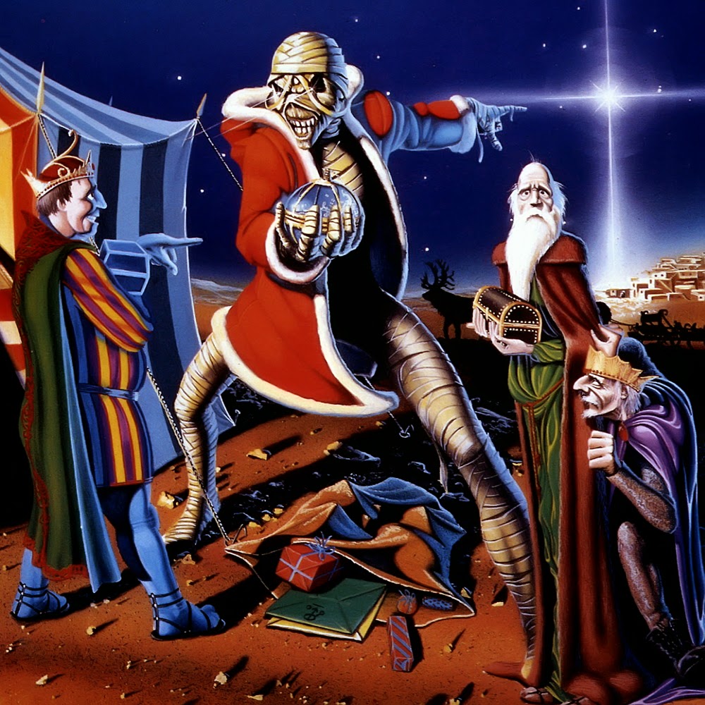 Merry Christmas! Conheça todos os cartões de natal do Iron Maiden