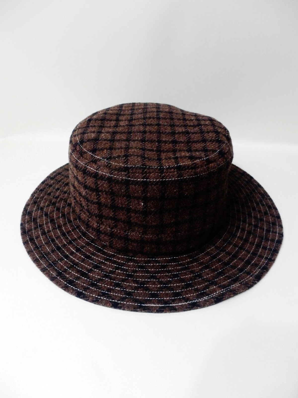 mustang alley: 【SUNSEA】Reversible Network Check Señor Hat