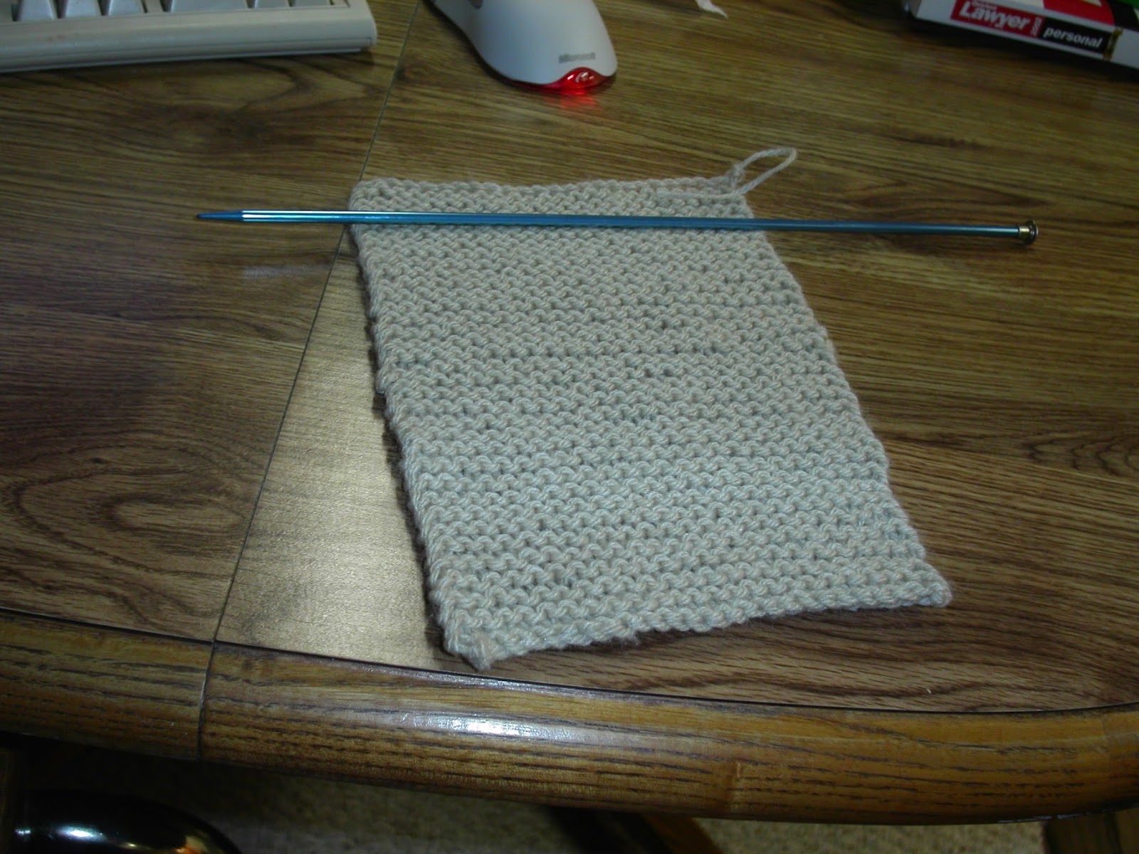 A journey of 1000 stitches begins with just one. A knitting journey