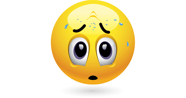 Sweating Emoticon | Symbols & Emoticons