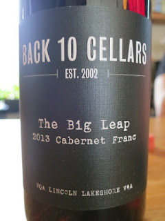 Back 10 Cellars The Big Leap Cabernet Franc 2013 - VQA Lincoln Lakeshore, Niagara Peninsula, Ontario, Canada (89 pts)