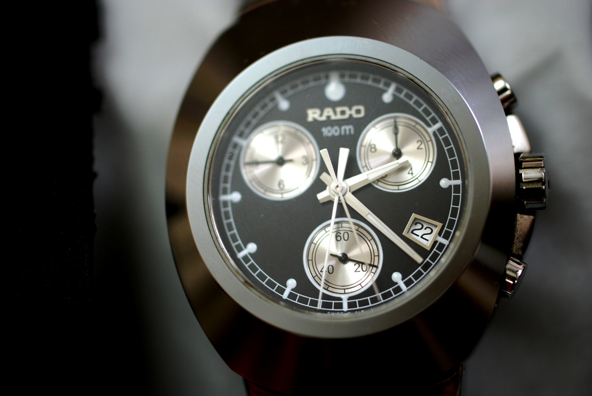 JACK'S TREASURE CHEST OF TIME PIECES: AUTHENTIC RADO DIASTAR CHRONOGRAPH GENTS WRISTWATCH (RADO)