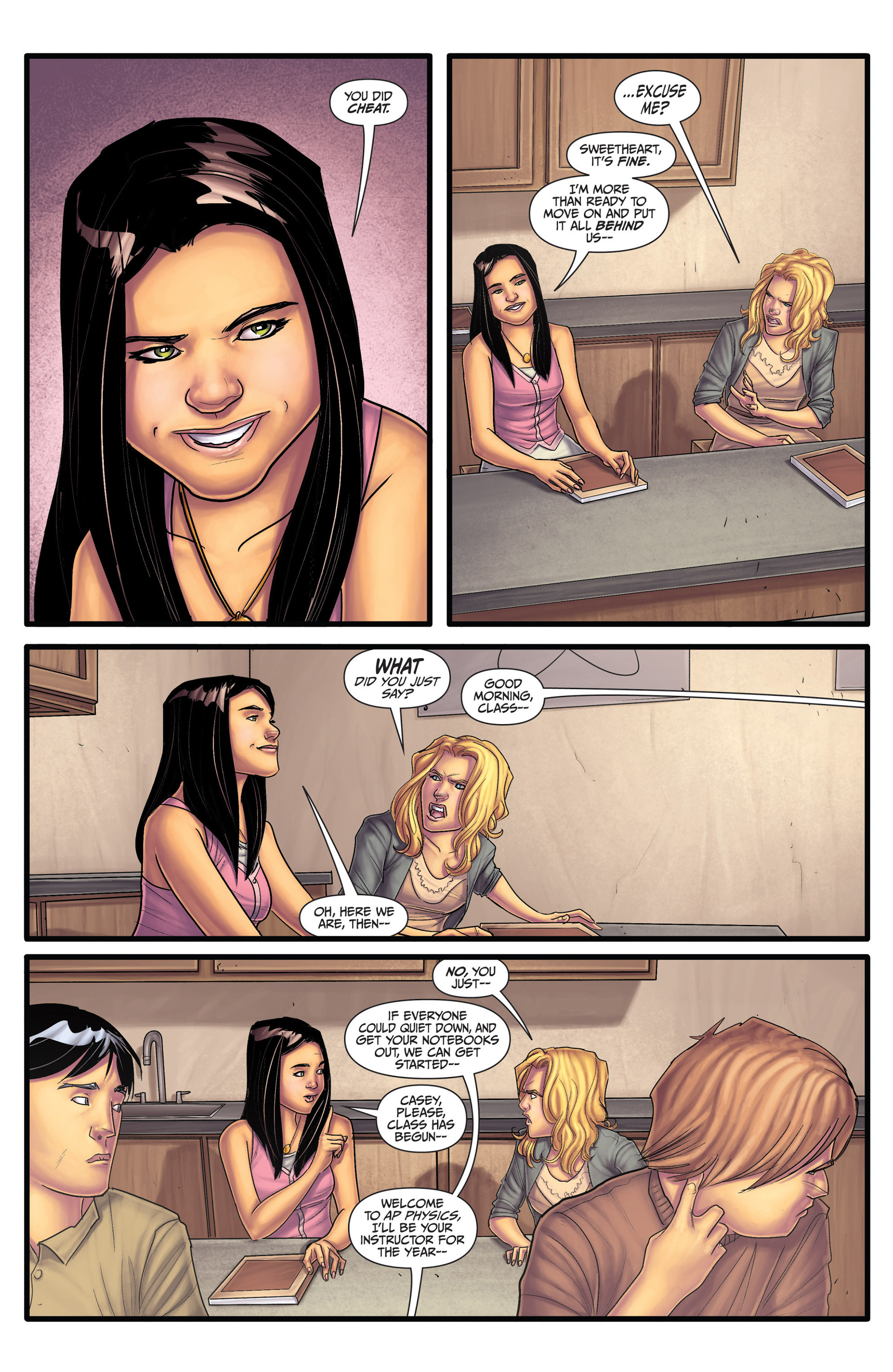 Read online Morning Glories comic -  Issue #26 - 26