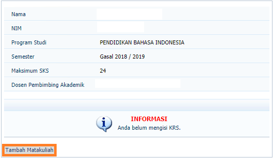 Cara Mencetak Kartu Rencana Studi Pada Portal Akademik Unipa Anak Pantai